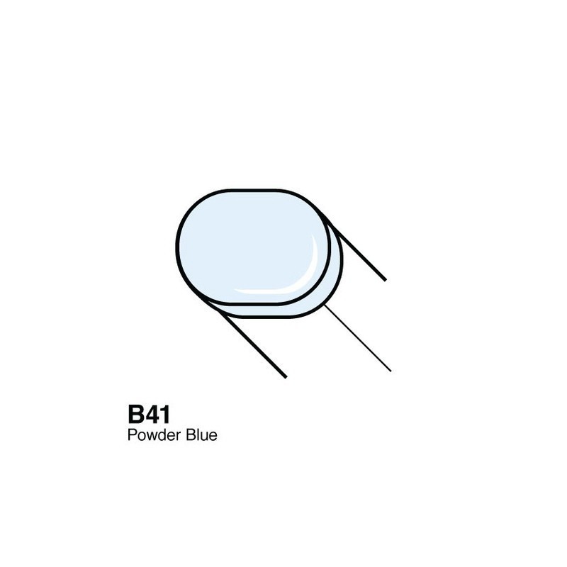Copic Sketch marker Powder Blue