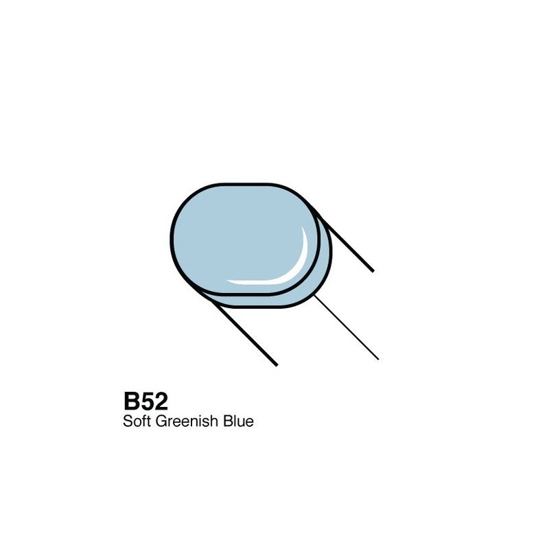 Copic Sketch marker Soft Greenish Blue
