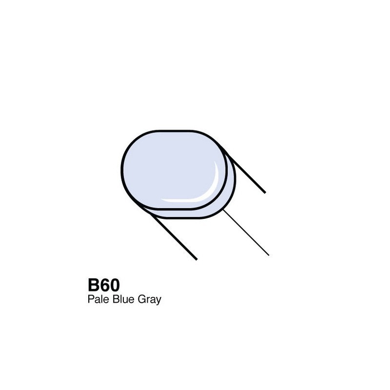 Copic Sketch marker Pale Blue Gray