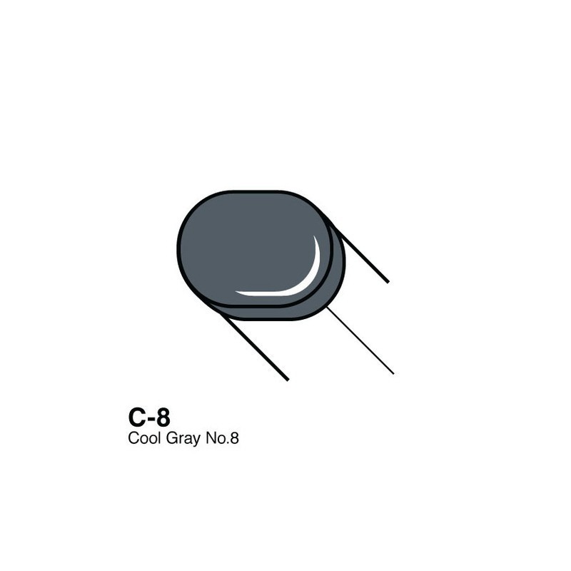 Copic Sketch marker Cool Gray No.8