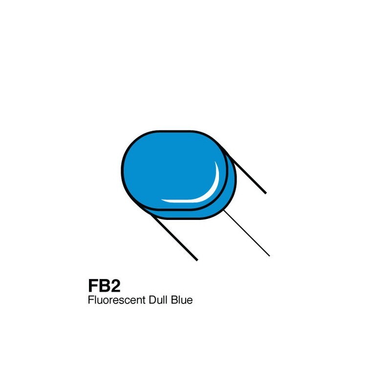 Copic Sketch marker Fluo Dull Blue