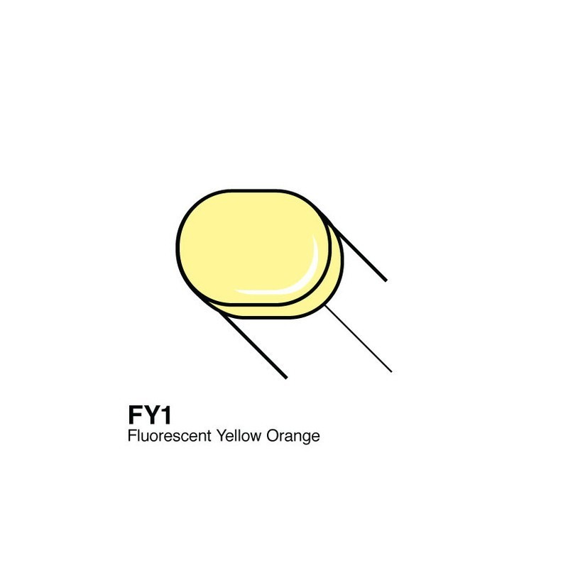 Copic Sketch marker Fluo Yellow Orange
