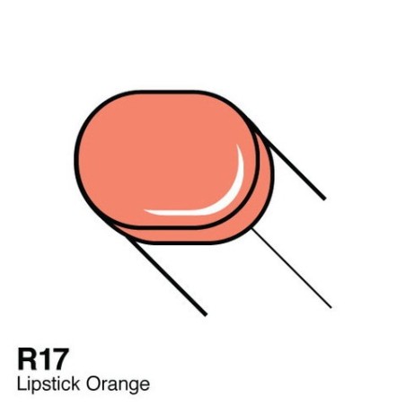Copic Sketch marker Lipstick Orange