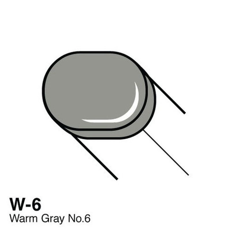 Copic Sketch marker warm grey nr6 W6