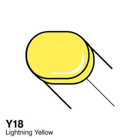 Copic Sketch marker Lightning Yellow Y18