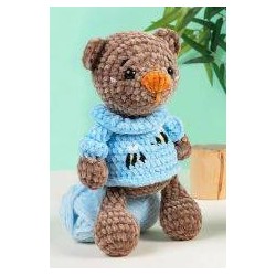 Haakpakket amigurumi l'ours reveur DMC