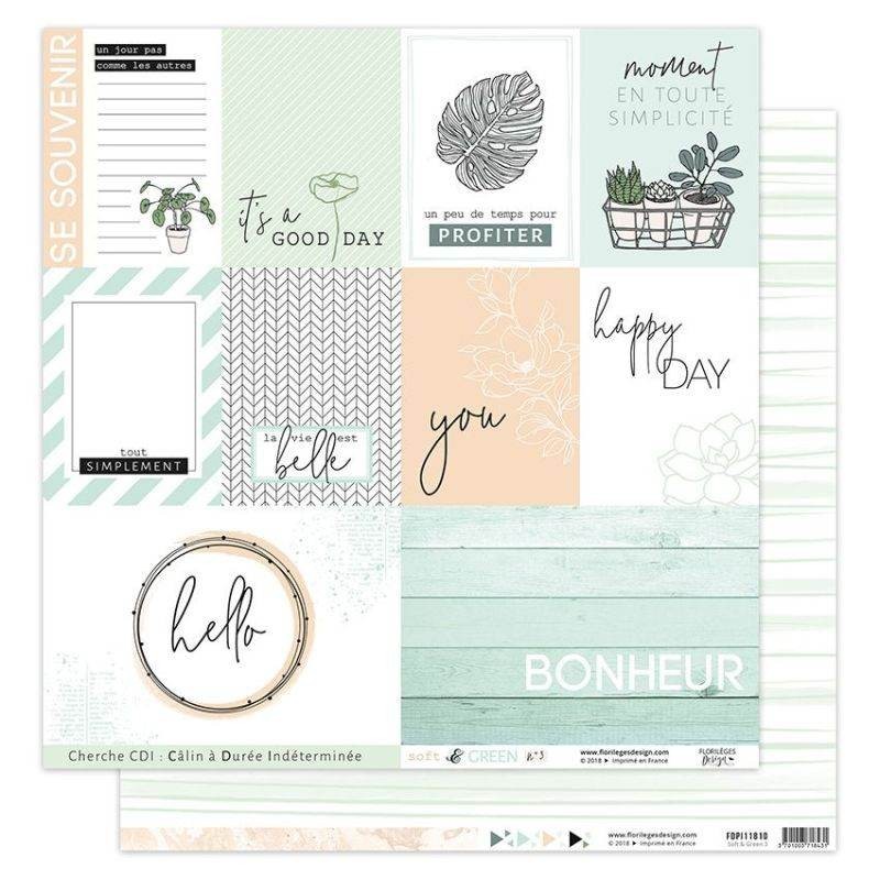 Papier imprim SOFT & GREEN 3
