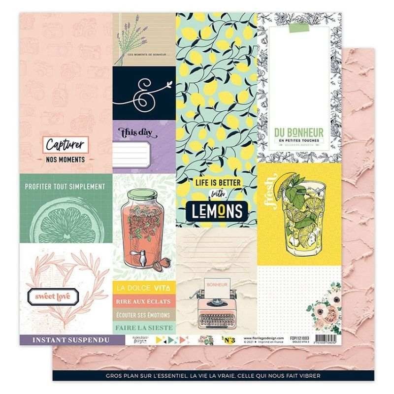 Papier scrapb. DOLCE VITA 3