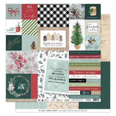 Papier scrapb. Oh winter 5