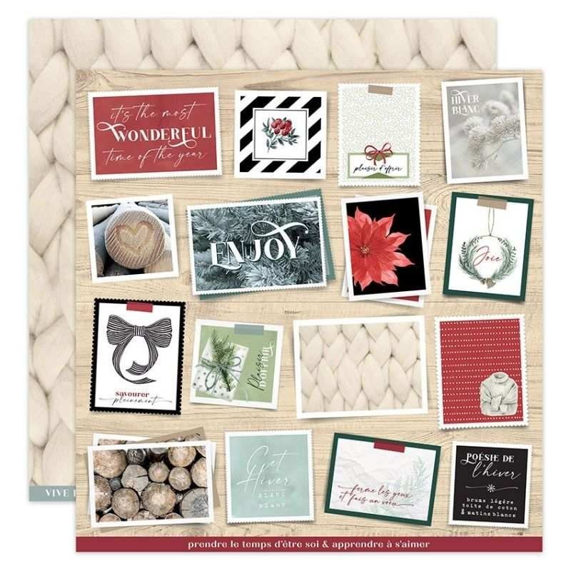 Papier scrapb. Oh winter 6