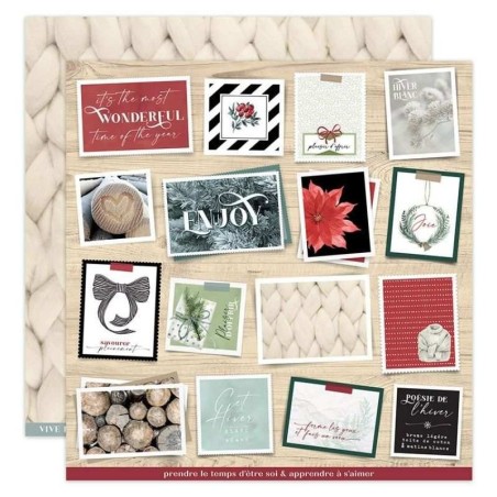 Papier scrapb. Oh winter 6