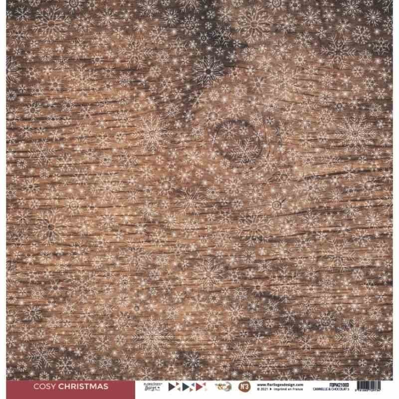 Papier imprim CANNELLE & CHOCOLAT 03