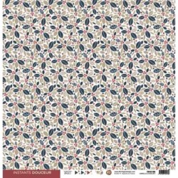 Papier imprim CANNELLE & CHOCOLAT 05