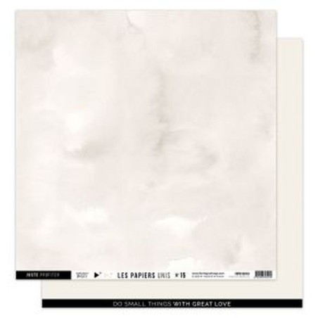 Papier Uni N15 BEIGE LIN