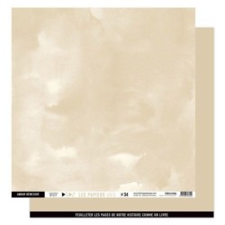 Papier scrapb. n34 BEIGE BLOND