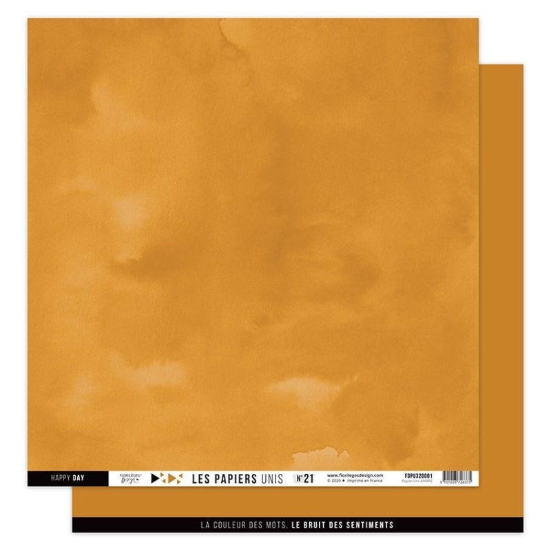 Papier Uni N21 AMBRE
