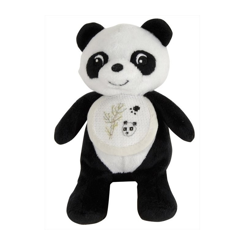 DH Panda met aida-slabbetje   GN117