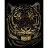 Scrappfolie Goud Bengal Tiger GOLF23