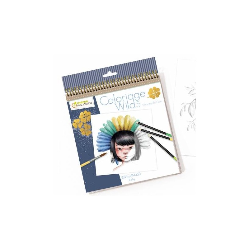Kleurboek Coloriage Wild 5  E. Colin