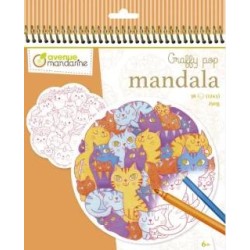 Graffy mandala kleurboek, katten