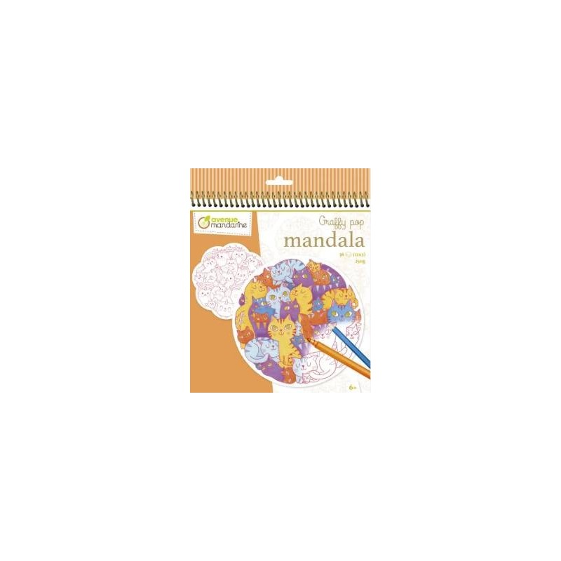 Graffy mandala kleurboek, katten