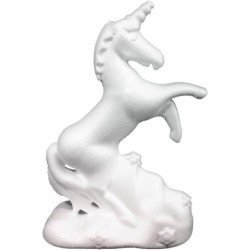 Styropor eenhoorn op voet 17 cm