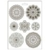 Soft Mould A4 Passion Round Lace (K3PTA494)