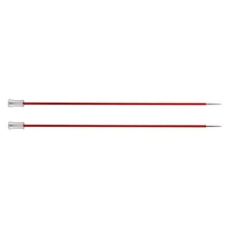 Knitpro Zing Breinaalden met knop mtallic 2,5mm