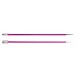 Knitpro Zing Breinaalden met knop mtallic 5mm   4