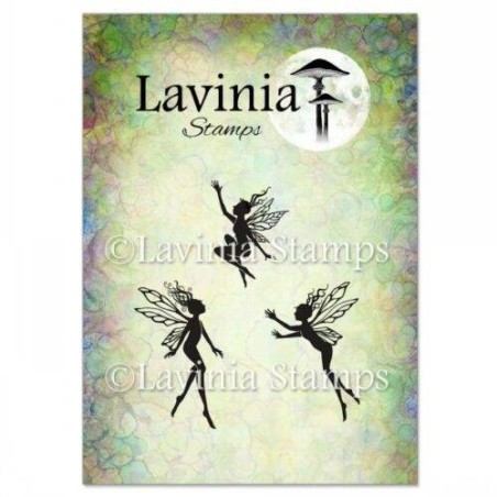 Lavinia Three Dancing Fairies stamp