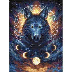 Telpakket Dream Catcher Wolf Leti-Stitch L8069
