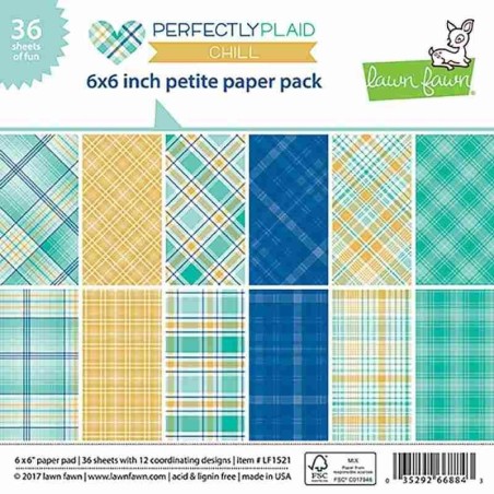 Paper Pad LAWN FAWN 6x6 / 36 vellen