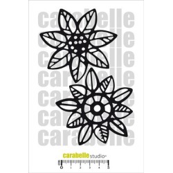 Sjabloon A6: 2 Flowers by Birgit Koopsen