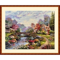 TP Springtime Glory' landschap-huisje'