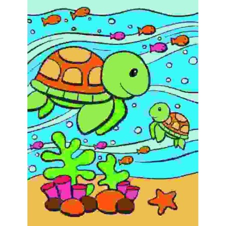Schilderenopnr.Sea Turtles MFP21