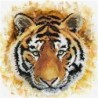 Voorbedrukt kruissteekpakket Tiger charge