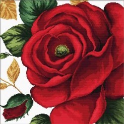 Voorbedrukt kruissteekpakket Rose