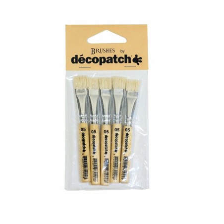 Decopatch set korte penselen 5st