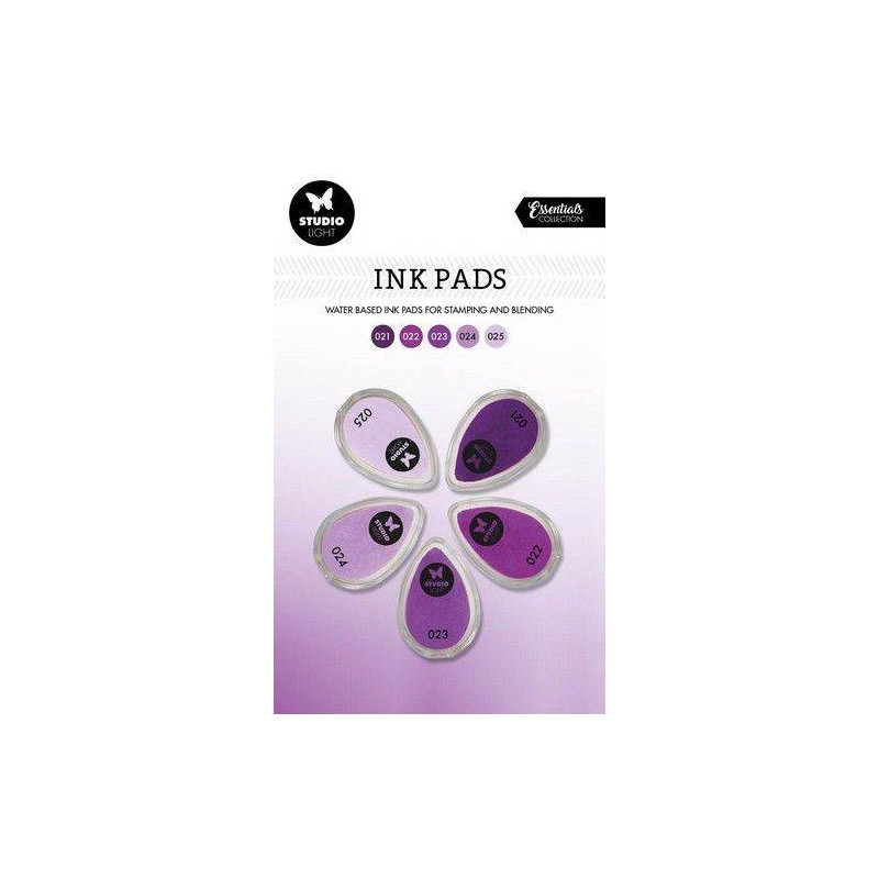 Studio Light Ink Pads Waterbased Paars tinten SL-E
