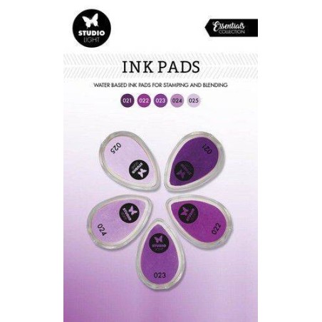 Studio Light Ink Pads Waterbased Paars tinten SL-E