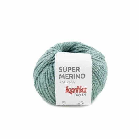 SUPER MERINO 20 verde pastel 100 gr