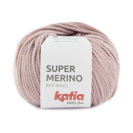 SUPER MERINO 40 Zeer licht lila 100 gr