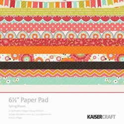 Paper Pad Kaiser Craft 6x6 Spring Bloom
