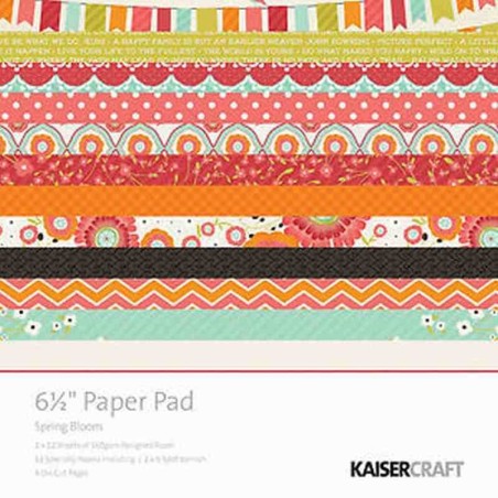 Paper Pad Kaiser Craft 6x6 Spring Bloom