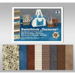 PAPIERBLOK TEXTUREN 300G.24x34CM,16BL.
