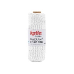 MACRAME CORD FINE 200 blanco 220gr