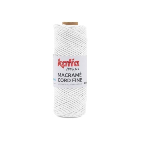 MACRAME CORD FINE 200 blanco 220gr