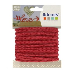 KNITTING THREAD 5MMX5M RED