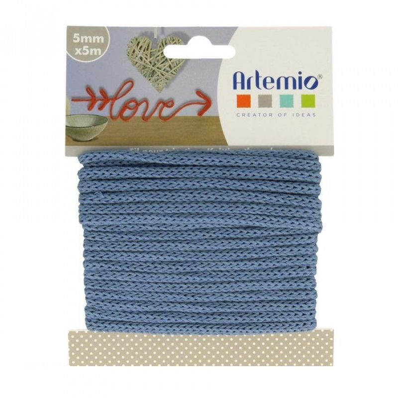 KNITTING THREAD 5MMX5M BLUE