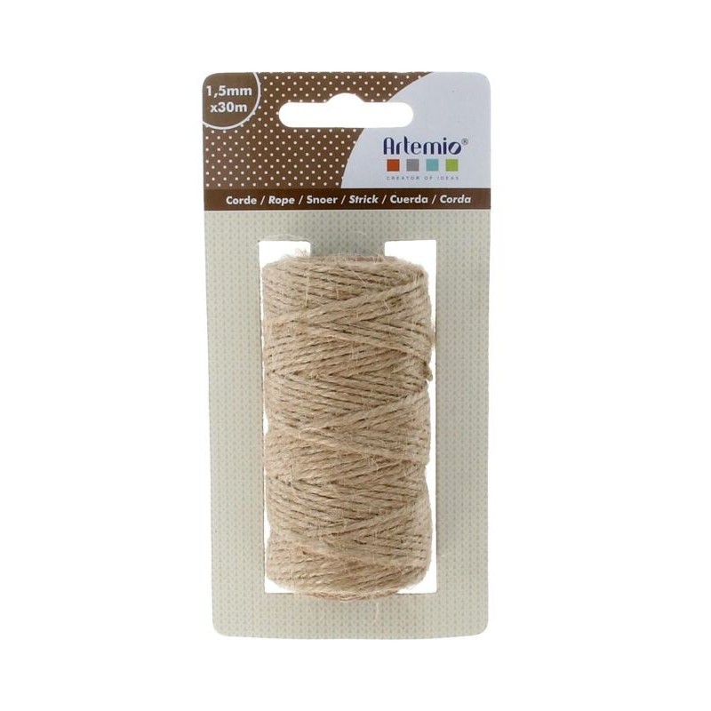 ARTEMIO TOUW 1,5MM naturel / 30M
